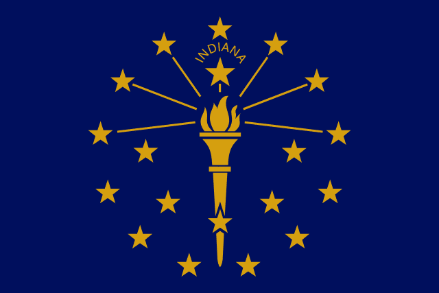 Flag of Indiana